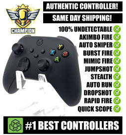 Black Silent Modz Best Rapid Fire Wireless Modded Controller for Xbox Series X S