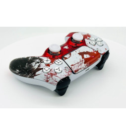Blood Zombie Silent Modz LED Light-Up Buttons Wireless Custom Controller for PS5