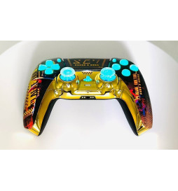 Cyber Plague Silent Modz LED Light-Up Buttons Wireless Custom Controller for PS5