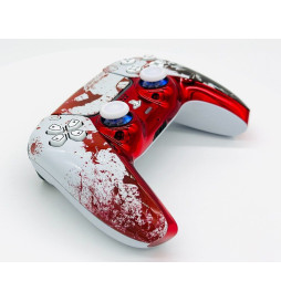 Blood Zombie Silent Modz LED Light-Up Buttons Wireless Custom Controller for PS5