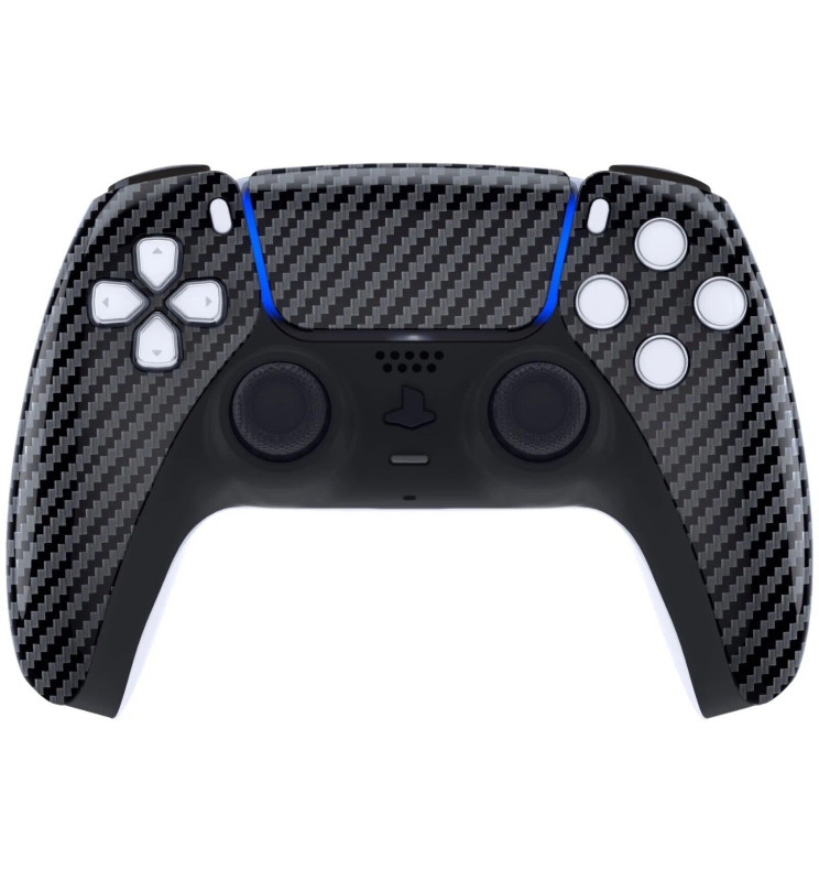 Carbon Fiber Faceplate Shell Modded Case For PlayStation 5 Controller PS5 Hot