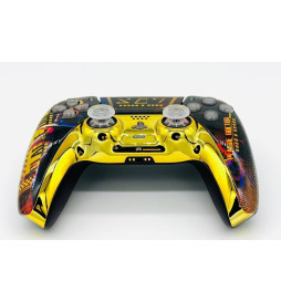 Cyber Plague Silent Modz LED Light-Up Buttons Wireless Custom Controller for PS5