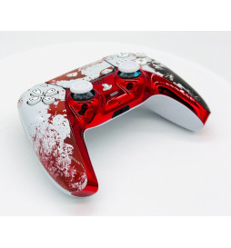 Blood Zombie Silent Modz LED Light-Up Buttons Wireless Custom Controller for PS5
