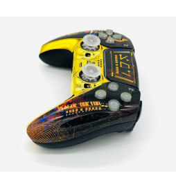 Cyber Plague Silent Modz LED Light-Up Buttons Wireless Custom Controller for PS5