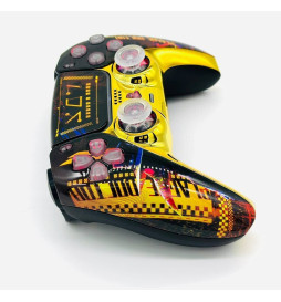 Cyber Plague Silent Modz LED Light-Up Buttons Wireless Custom Controller for PS5
