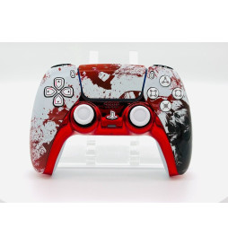 Blood Zombie Silent Modz LED Light-Up Buttons Wireless Custom Controller for PS5