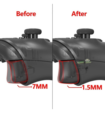 Tactical Trigger Stopper Hair Pull Click Mod Kit For Xbox Series X S Controller
