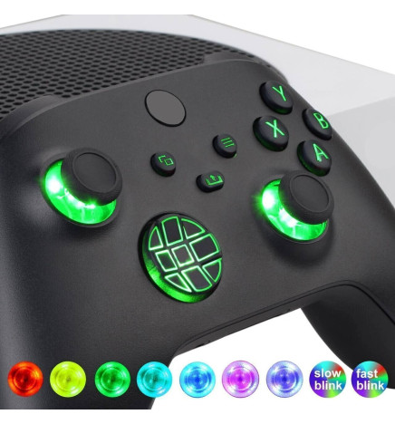 LED Lights DIY Kit Light Up Letters Thumbsticks For Xbox Series X S Controller