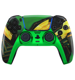 Ragnarok Green Silent Modz Special Edition Custom Wireless Controller for PS5