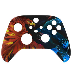 Fire Eagle Soft Touch Faceplate Shell Case For Xbox Series X/S Controller