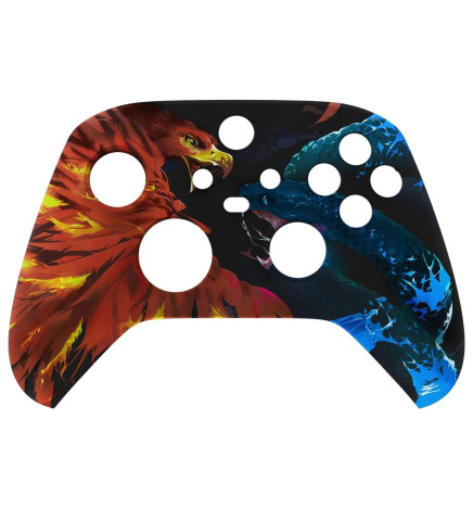 Fire Eagle Soft Touch Faceplate Shell Case For Xbox Series X/S Controller