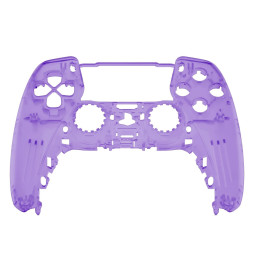 Candy Clear Purple Faceplate Shell Case for PlayStation 5 for PS5 Controller