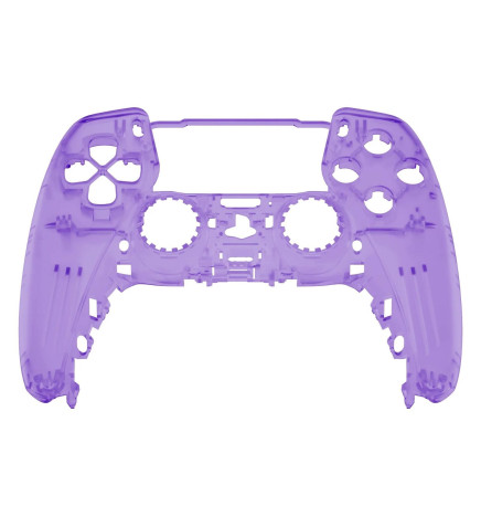 Candy Clear Purple Faceplate Shell Case for PlayStation 5 for PS5 Controller