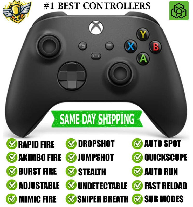 Silent Modz Best Rapid Fire Modded Controller for Xbox Series X S, Xbox One, PC