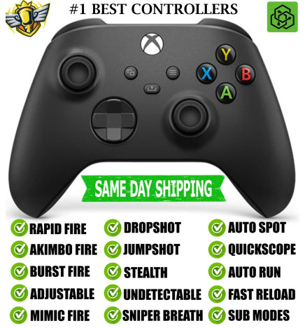 Silent Modz Best Rapid Fire Modded Controller for Xbox Series X S, Xbox One, PC