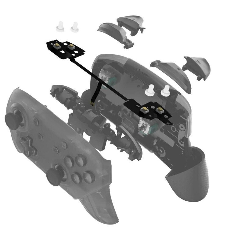 Hair Trigger Fast Clicky Mouse Click Mod Kit for Nintendo Switch Pro Controller Hair Trigger Fast Clicky Mouse Click Mod Kit for Nintendo Switch Pro Controller