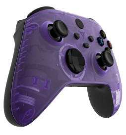 Candy Clear Purple Color Faceplate Shell Case For Xbox Series X/S Controller