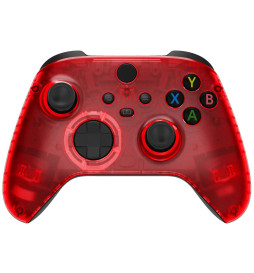 Candy Clear Red Color Faceplate Shell Case For Xbox Series X/S Controller