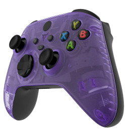 Candy Clear Purple Color Faceplate Shell Case For Xbox Series X/S Controller