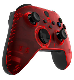 Candy Clear Red Color Faceplate Shell Case For Xbox Series X/S Controller