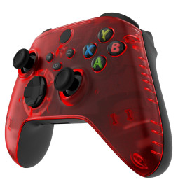 Candy Clear Red Color Faceplate Shell Case For Xbox Series X/S Controller