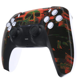 Glossy Screaming Skull Faceplate Shell Case for PlayStation 5 for PS5 Controller