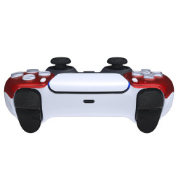 Candy Clear Red Faceplate Shell Case for PlayStation 5 for PS5 Controller