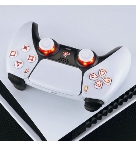 LED RGB Light Up Letter DIY Kit for PS5 Compatible with PlayStation 5 Controller