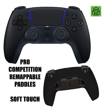 Black Remappable Paddles Silent Modz Pro Competition Wireless Controller for PS5