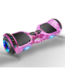 Pink Self Balancing Electric Scooter Board 6.5" Kids Bluetooth UL2272 Certified
