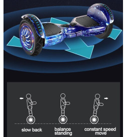 Fire Ice Self Balancing Electric Scooter Board 6.5" Bluetooth UL2272 Certified