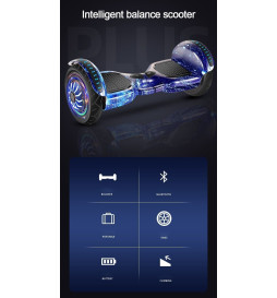 Fire Ice Self Balancing Electric Scooter Board 6.5" Bluetooth UL2272 Certified
