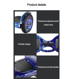 Fire Ice Self Balancing Electric Scooter Board 6.5" Bluetooth UL2272 Certified