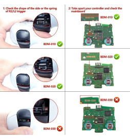 LED RGB Light Up Button DIY Kit for PS5 Compatible with PlayStation 5 Controller