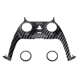 New Replacement Front Trim Shell w/Accent Rings compatible with PS5 Controller
