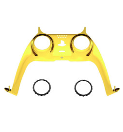 New Replacement Front Trim Shell w/Accent Rings compatible with PS5 Controller