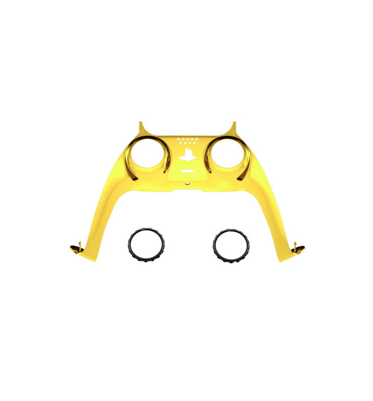 New Replacement Front Trim Shell w/Accent Rings compatible with PS5 Controller