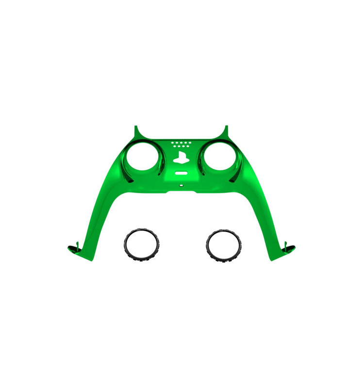 New Replacement Front Trim Shell w/Accent Rings compatible with PS5 Controller