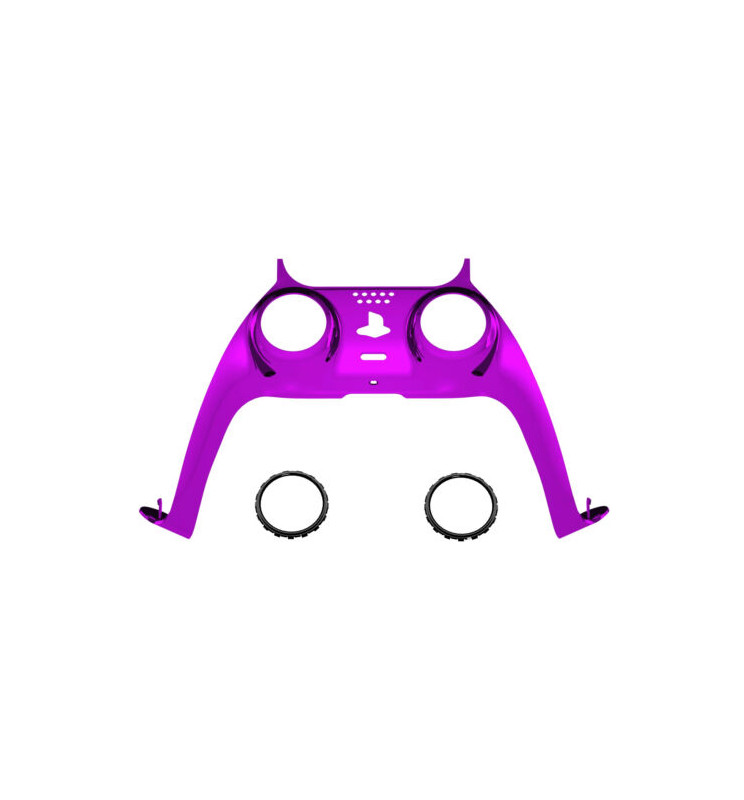 New Replacement Front Trim Shell w/Accent Rings compatible with PS5 Controller