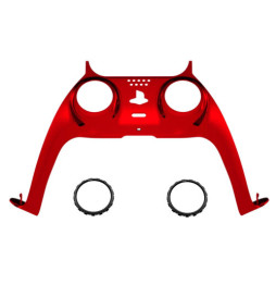 New Replacement Front Trim Shell w/Accent Rings compatible with PS5 Controller