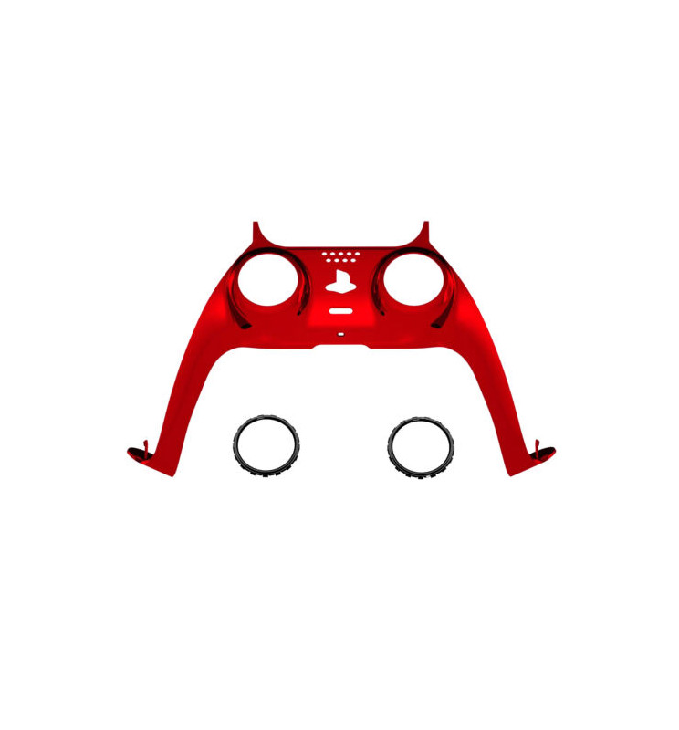 New Replacement Front Trim Shell w/Accent Rings compatible with PS5 Controller