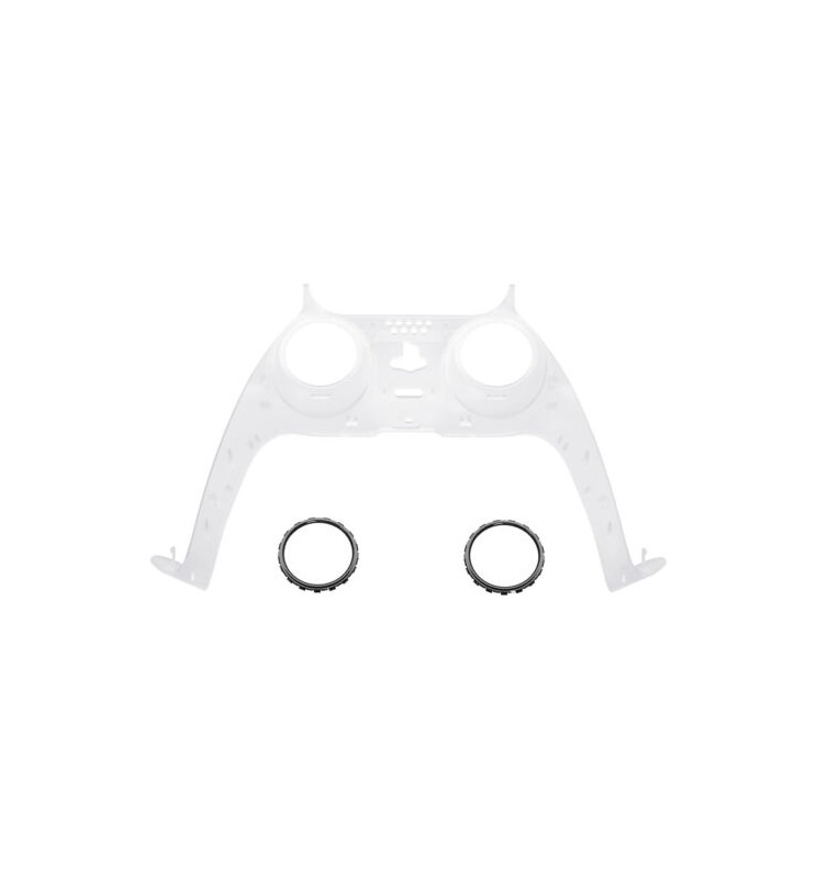 New Replacement Front Trim Shell w/Accent Rings compatible with PS5 Controller