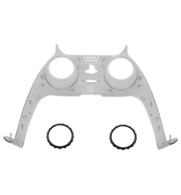 New Replacement Front Trim Shell w/Accent Rings compatible with PS5 Controller