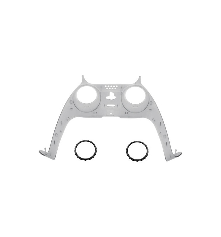 New Replacement Front Trim Shell w/Accent Rings compatible with PS5 Controller