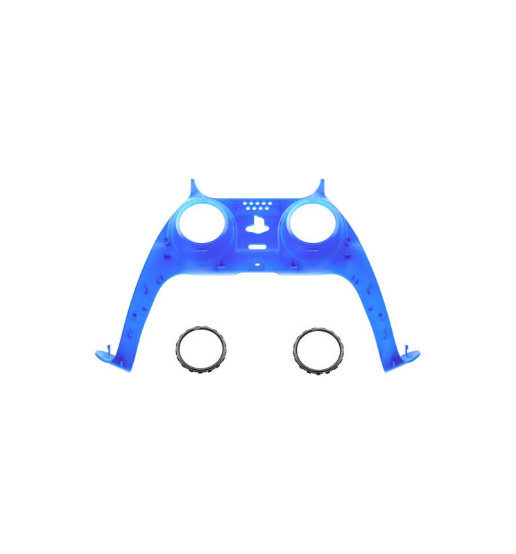 New Replacement Front Trim Shell w/Accent Rings compatible with PS5 Controller
