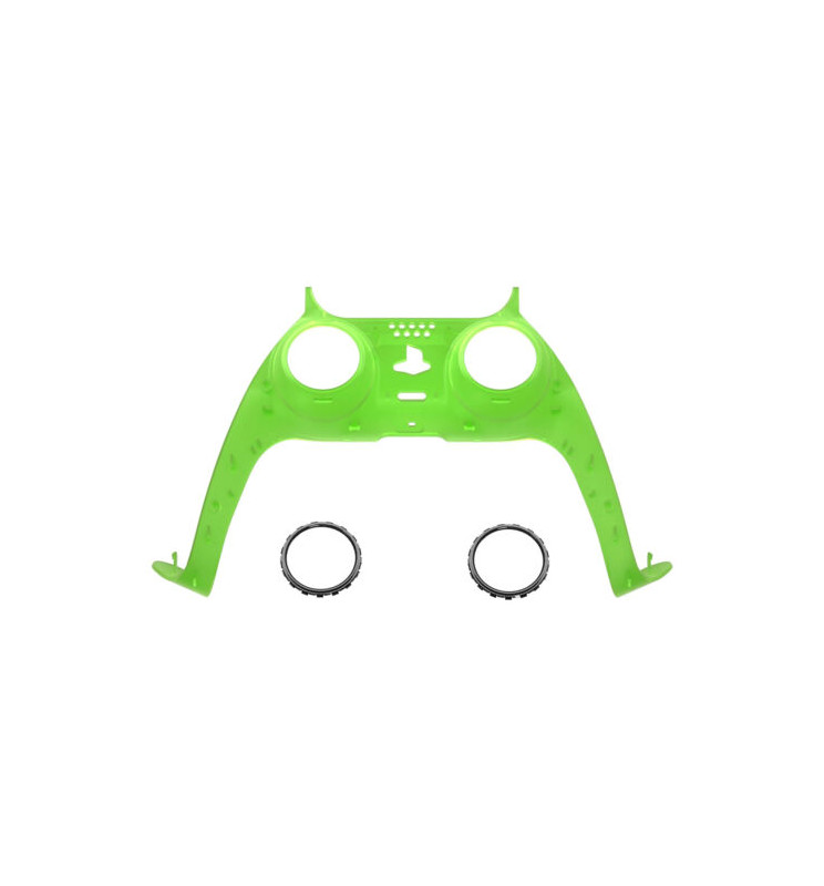 New Replacement Front Trim Shell w/Accent Rings compatible with PS5 Controller