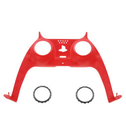 New Replacement Front Trim Shell w/Accent Rings compatible with PS5 Controller