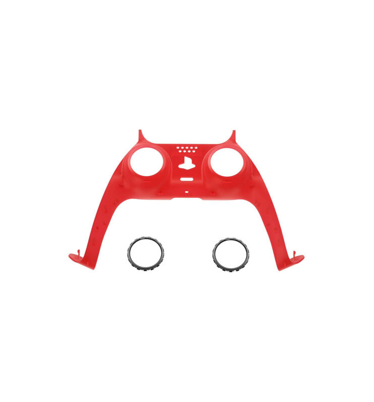 New Replacement Front Trim Shell w/Accent Rings compatible with PS5 Controller