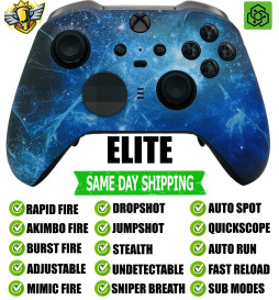 Blue Nebula Elite Series 2 Rapid Fire Modded Controller for Xbox Series X/S PC