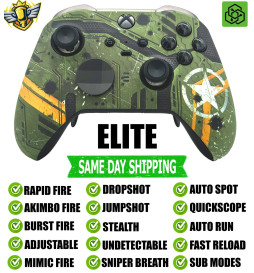 Army Mecha Elite Series 2 Rapid Fire Modded Controller for Xbox Series X/S PC